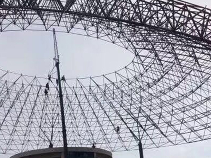 惠州篮球馆球形网架厂家价格